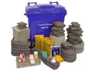 1,100 litres wheeled container spill kit