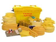 1,100 litres wheeled container chemical spill kit
